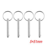 Maxbell 4 pieces 316 Stainless Steel Boat Top Deck Hinge Quick Release Pin 5x51mm - Aladdin Shoppers