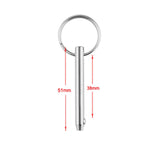 Maxbell 4 pieces 316 Stainless Steel Boat Top Deck Hinge Quick Release Pin 5x51mm - Aladdin Shoppers
