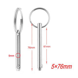 Maxbell 4 pieces 316 Stainless Steel Boat Top Deck Hinge Quick Release Pin 5x76mm - Aladdin Shoppers