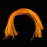 Maxbell 40 Pieces Doll Eyelash Strips 20cm DIY Eyelashes for Doll Makeup Orange - Aladdin Shoppers