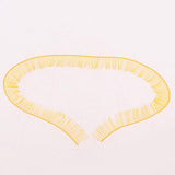 Maxbell 40 Pieces Doll Eyelash Strips 20cm DIY Eyelashes for Doll Makeup Orange - Aladdin Shoppers