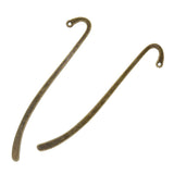 Maxbell 40 Pieces Metal Bookmarks Book Mark With Hook Beading Jewelry Findings DIY Crafts 87mm x 14mm Antique Bronze, Tibetan Silver, Red Brass, Gold Colors - Aladdin Shoppers