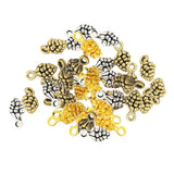 Maxbell 40 Pieces Random Colors Pine Cones Charms Pendant Alloy Plated Charm for Jewelry Making Bracelet Necklace Craft Findings 13mmx7mm - Aladdin Shoppers