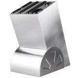 Maxbell 403 Stainless Steel Home Kitchen Knife Storage Block Easy to Clean Silver - Aladdin Shoppers
