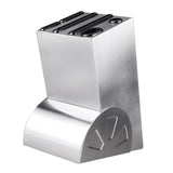 Maxbell 403 Stainless Steel Home Kitchen Knife Storage Block Easy to Clean Silver - Aladdin Shoppers