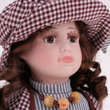 Maxbell 40cm Porcelain Doll with Stand Toy Figures with Clothes Kids Xmas Gift - Aladdin Shoppers