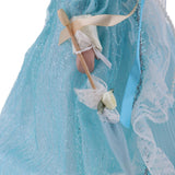 Maxbell 40cm Victorian Porcelain Girl Doll People Figure with Dress Light Blue Gift - Aladdin Shoppers
