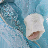 Maxbell 40cm Victorian Porcelain Girl Doll People Figure with Dress Light Blue Gift - Aladdin Shoppers