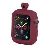 Maxbell 40mm Silicone Protective Cover for Apple IWATCH4/5 Generation Wine Red - Aladdin Shoppers