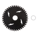 Maxbell 40T Circular Saw Blade 4'' Wood Cutting Round Disc Sawing Cutter Tool Black - Aladdin Shoppers