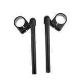 Maxbell 41mm CNC Alloy Handlebars Grips Adjustable Clip On Fork for Motorbike Black - Aladdin Shoppers
