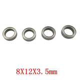 Maxbell 4Pcs 8x12x3.5mm Bearing for Wltoys A959-B A979-B A959 A969 A949 A979 K929 A969-B K929-B Four-Wheel Drive High-speed Car - Aladdin Shoppers