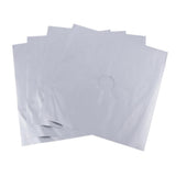 Maxbell 4Pcs Gas Stove Furnace Surface Protection Mat Oil-proof Pad Silver 0.08mm - Aladdin Shoppers