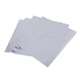 Maxbell 4Pcs Gas Stove Furnace Surface Protection Mat Oil-proof Pad Silver 0.08mm - Aladdin Shoppers