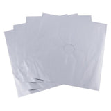 Maxbell 4Pcs Gas Stove Furnace Surface Protection Mat Oil-proof Pad Silver 0.08mm - Aladdin Shoppers