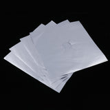 Maxbell 4Pcs Gas Stove Furnace Surface Protection Mat Oil-proof Pad Silver 0.08mm - Aladdin Shoppers