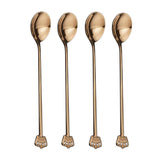 Maxbell 4pcs Long Handle Stainless Steel Tea Coffee Spoon Soup Spoons Rose Golden - Aladdin Shoppers