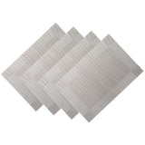 Maxbell 4pcs PVC Rectangle Placemat Heat Insulation Pad Dining Table Mat Gray - Aladdin Shoppers