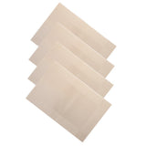 Maxbell 4pcs PVC Rectangle Placemat Heat Insulation Pad Dining Table Mat Khaki - Aladdin Shoppers