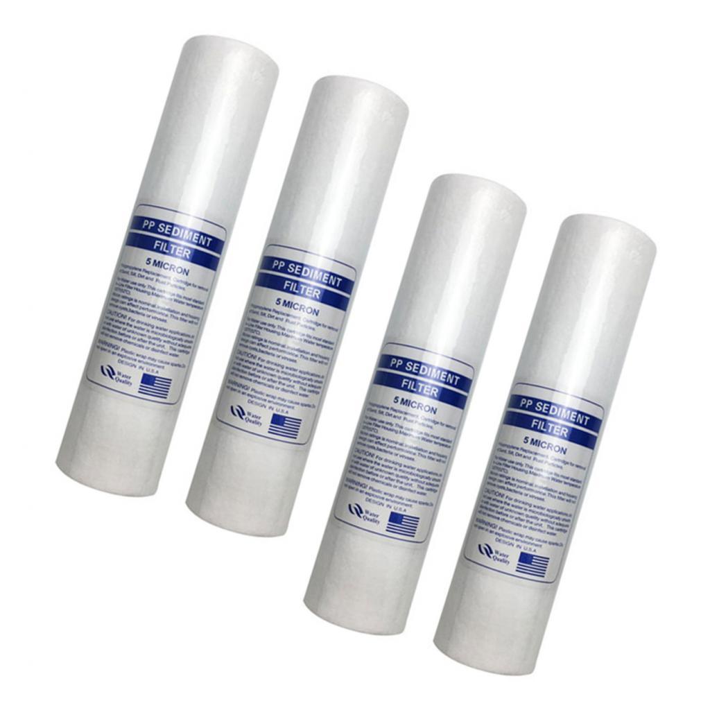 Maxbell 4x PP Cotton Pre Sediment Filter Replace 5-Micron for Water Purifier 10inch - Aladdin Shoppers