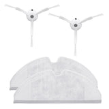 Maxbell 4x Vacuum Cleaner Hepa Filter Side Brush Mop Cloths Xiaomi Roborock Parts - Aladdin Shoppers