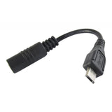 Maxbell 5.5x2.1mm DC Power Plug Jacket Female To Micro USB Male Adapter Cable - Aladdin Shoppers