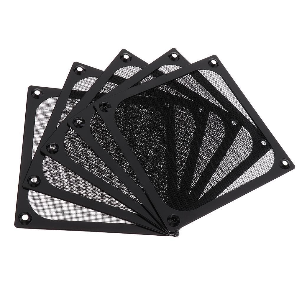 Maxbell 5 pack of PC Cooler 120mm Dustproof Case Fan Dust Filter Guard Grill Protector Cover - Aladdin Shoppers