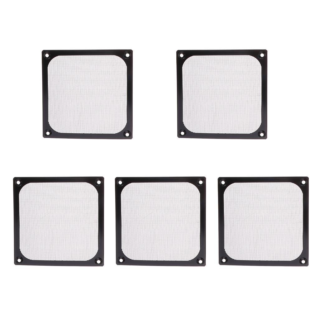 Maxbell 5 pack of PC Cooler 120mm Dustproof Case Fan Dust Filter Guard Grill Protector Cover - Aladdin Shoppers