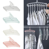 Maxbell 5 Pcs Clothes Coat Hanger Wardrobe Space Save Organizer Multifunction Gray - Aladdin Shoppers