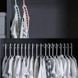 Maxbell 5 Pcs Clothes Coat Hanger Wardrobe Space Save Organizer Multifunction Gray - Aladdin Shoppers
