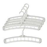 Maxbell 5 Pcs Clothes Coat Hanger Wardrobe Space Save Organizer Multifunction Gray - Aladdin Shoppers