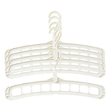 Maxbell 5 Pcs Clothes Coat Hanger Wardrobe Space Save Organizer Multifunction White - Aladdin Shoppers