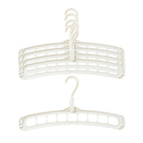 Maxbell 5 Pcs Clothes Coat Hanger Wardrobe Space Save Organizer Multifunction White - Aladdin Shoppers