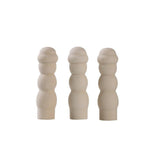 Maxbell 5 Piece Unfinished Wood Blank DIY Family People Wooden Peg Dolls Bodies for Craft - Aladdin Shoppers