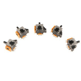 Maxbell 5 Pieces Analog 3D Button Joystick Stick Rocker Sensor Replacement for Sony PS 4 - Yellow - Aladdin Shoppers