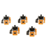 Maxbell 5 Pieces Analog 3D Button Joystick Stick Rocker Sensor Replacement for Sony PS 4 - Yellow - Aladdin Shoppers