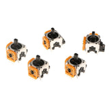 Maxbell 5 Pieces Analog 3D Button Joystick Stick Rocker Sensor Replacement for Sony PS 4 - Yellow - Aladdin Shoppers