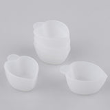 Maxbell 5 Pieces clear food safe silicone reusable mixing cup measuring cups liquid epoxy resin hobby craft casting jewelry making diy tools - Aladdin Shoppers