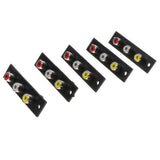 Maxbell 5 Pieces Female to Female 3-RCA Adapter Extension AV Audio Video Adapter - Aladdin Shoppers