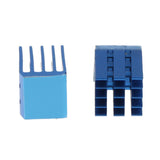 Maxbell 5 Pieces Set Blue Adhesive Heat Sink Cooling Set for 3D Printer Parts A4988 Motor Drive - Aladdin Shoppers