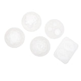 Maxbell 5 Pieces Silicone Flower Leaves Pendants Mold Resin Casting Mould for DIY Jewelry Fondant Cake Mould - Aladdin Shoppers