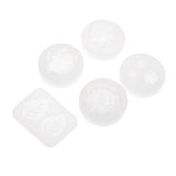 Maxbell 5 Pieces Silicone Flower Leaves Pendants Mold Resin Casting Mould for DIY Jewelry Fondant Cake Mould - Aladdin Shoppers
