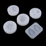 Maxbell 5 Pieces Silicone Flower Leaves Pendants Mold Resin Casting Mould for DIY Jewelry Fondant Cake Mould - Aladdin Shoppers