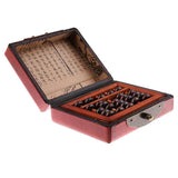 Maxbell 5 Rows Vintage Chinese Wooden Bead Arithmetic Abacus with Box Classic Ancient Calculator Counting Collectable Gift - Aladdin Shoppers