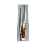 Maxbell 5 Sizes Professional Angular Paint Brush Nylon Hair Angled Paint Brushes Set Art Paintbrush for Artist Watercolor, Acrylic, Gouache, Oil Painting - Aladdin Shoppers