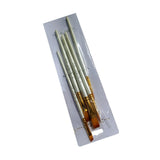Maxbell 5 Sizes Professional Angular Paint Brush Nylon Hair Angled Paint Brushes Set Art Paintbrush for Artist Watercolor, Acrylic, Gouache, Oil Painting - Aladdin Shoppers