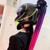 Maxbell 50-60cm Helmet Braids Ponytail & Suction Cup Fit for Motorcycle A0313-4 - Aladdin Shoppers