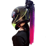 Maxbell 50-60cm Helmet Braids Ponytail & Suction Cup Fit for Motorcycle A0313-4 - Aladdin Shoppers