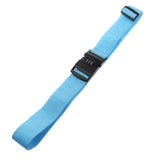 Maxbell 50-95cm Luggage Strap Adjustable Travel Belt w/ 3-Dial Combination Lock Blue - Aladdin Shoppers
