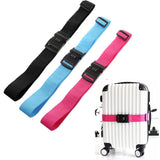 Maxbell 50-95cm Luggage Strap Adjustable Travel Belt w/ 3-Dial Combination Lock Blue - Aladdin Shoppers